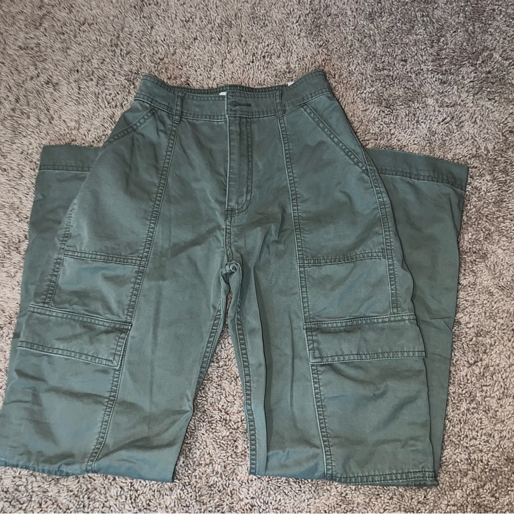 Abercrombie & Fitch Olive Green Cargo Pants